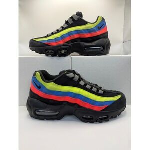 Nike Air Max‎ 95 GS Black Neon - Size 4